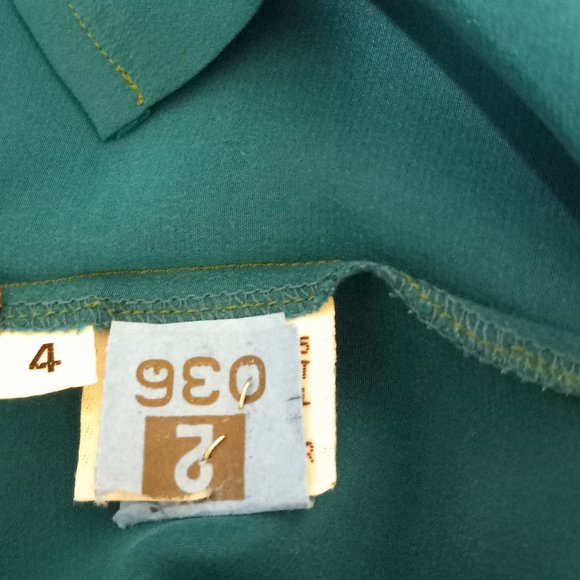 Vintage Silk Cape/Trench Blouse - Picture 15 of 16